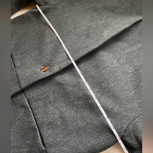 NWT Old Navy Long Women's Green Gray Coat Size Small Tall - Picture 7 of 10